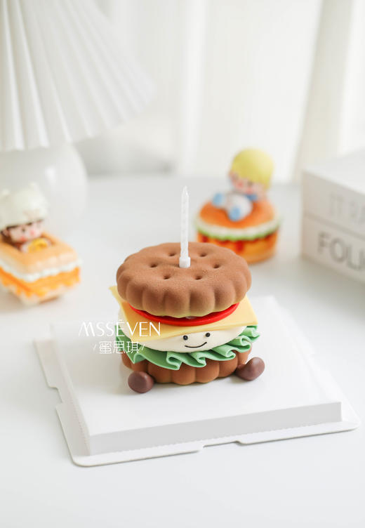 emoji humburger·小汉堡开心果树莓慕斯     商品图3