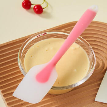 杰凯诺耐高温家用一体式食品级硅胶软刮刀蛋糕工具奶油搅拌刀 粉橙色 /厨具 /烘焙用具 /烘焙小工具 商品图2