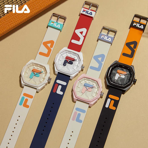 斐乐（FILA）手表潮流老爹风格撞色运动学生硅胶手表  YGBH 商品图1