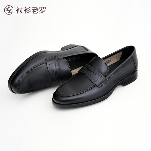 【总裁办公】磁疗减震光面乐福牛皮鞋247B0S310N 商品图1