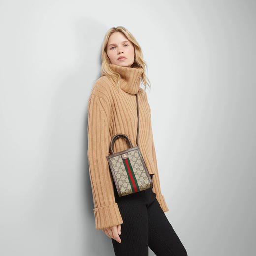 GUCCI 古驰 女士 Ophidia系列 GG超迷你提挎包 混色 772317 96IWG 8745 商品图3