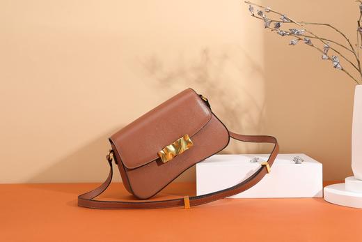 皮尔卡丹正品女士高级感小众包包女百搭复古时尚手提单肩包洋气法棍腋下包 商品图1