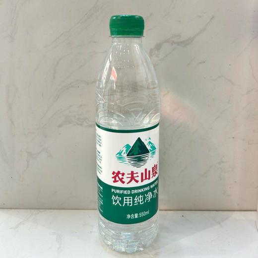 农夫山泉天然饮用水 纯净水550ml*12瓶 商品图1