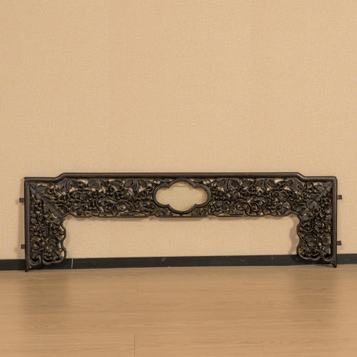 清 红木透雕葫芦万代画板 商品图0