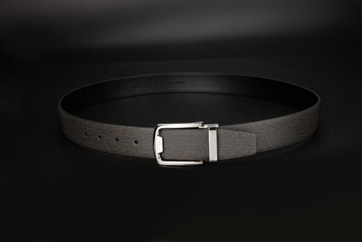 皮尔卡丹皮带男真皮腰带男士不锈钢板扣裤腰带爸爸男友商务牛皮裤带 商品图2