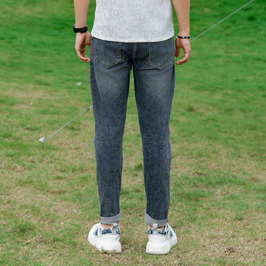 【断码清仓】HX 夏季水洗牛仔长裤合体版型S201422141101 商品图2