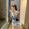奢姿大码女装年夏季新款减龄水墨印花三件套胖妹妹时尚套装8942990005 商品缩略图5