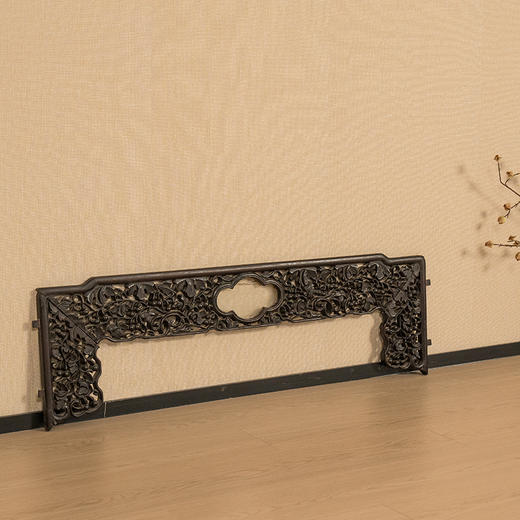 清 红木透雕葫芦万代画板 商品图4