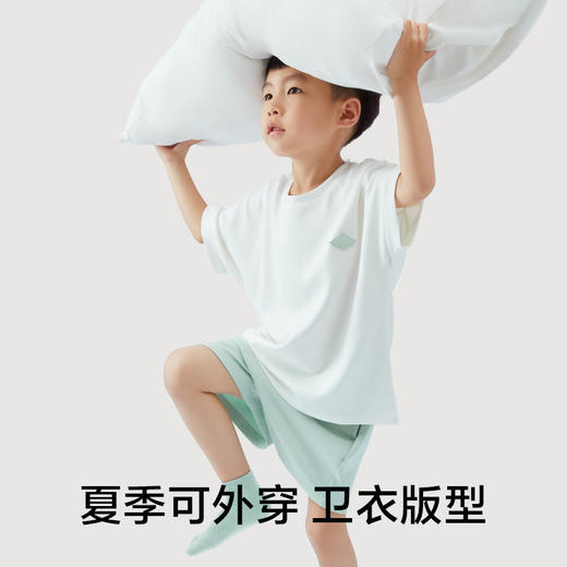 有棵树夏季薄款男女童可外穿家居服套装-P3006 商品图3
