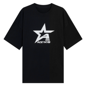 ACEYKYB黄子韬星星T恤潮流中性2025夏季新款简约街头动感休闲短袖