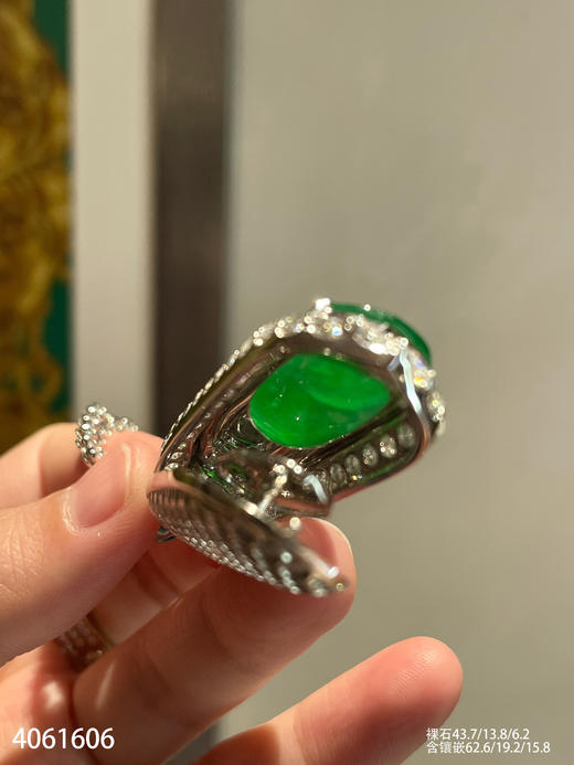 老坑玻璃种帝王绿福豆吊坠【4061606】具体价格微信咨询 商品图7
