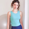 【3~5天发货】跃牌【美度空间】系列 Nuls罗纹裸感瑜伽上衣女夏款显瘦运动无袖背心圆领夏季户外瑜伽服ADBX1584（无胸垫） 商品缩略图4