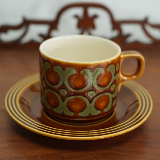 英国1970s Hornsea Bronte咖啡杯碟 商品图4