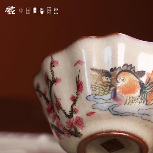 问鼎哥窑致巧款祥瑞杯（春江水暖）（缺货） 商品图1