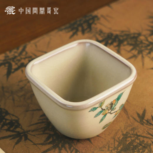 问鼎哥窑致巧款乾方杯（草蜢香橼）（缺货） 商品图2