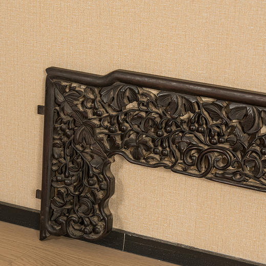 清 红木透雕葫芦万代画板 商品图1