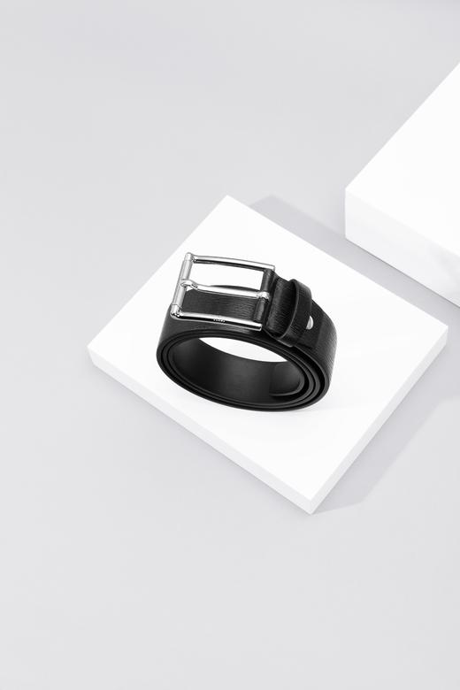 皮尔卡丹皮带男真皮腰带男士针扣裤腰带爸爸男友商务牛皮裤带 商品图4