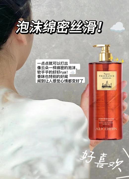 [小滋心选]【活动价￥39.9/3瓶】爱丽斯赫本香氛沐浴露500ml 商品图12