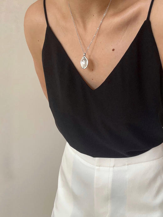 J.HARDYMENT | Small Oval Thumbprint pendant necklace [项链 三色] 商品图0