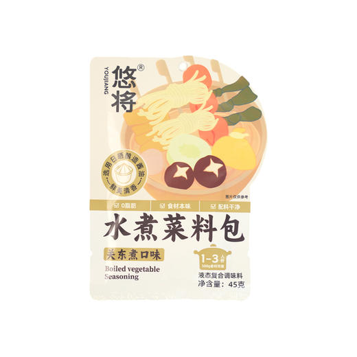 悠将 水煮菜料包关东煮口味45g/袋 商品图6