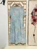 丁摩 苎麻连衣裙旅行印花收腰显瘦棉麻裙子Q122048HS-DY199 商品缩略图13