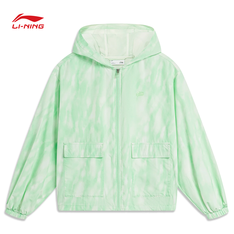 【51抢先购】李宁运动潮流系列女子抗紫外线防晒宽松运动风衣AFDU374【无货退款】