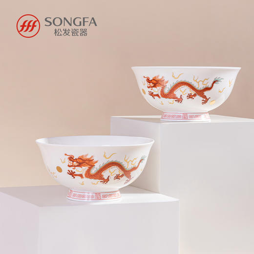 4头碗若游龙面碗套装 商品图5