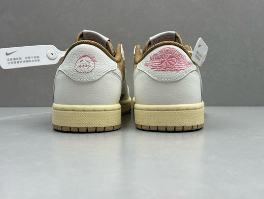 夏日特惠💰430 公司级 # Travis Scott x Air Jordan 1 LOW OG SP 新配色 卡其 商品图6