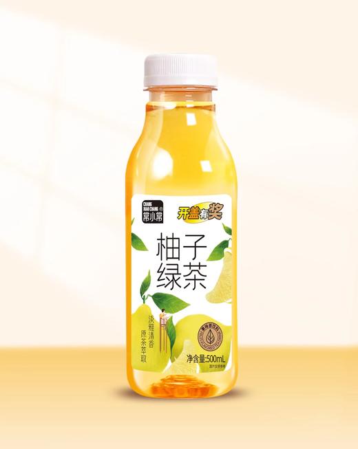 常小常柚子绿茶500ml 商品图0