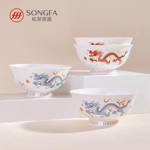4头碗若游龙面碗套装 商品图2