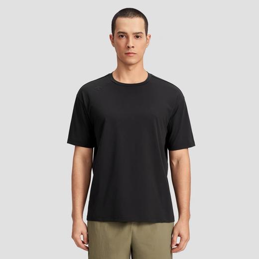 点此购买 迪桑特夏季男女款透气运动休闲宽松短袖字母T恤 bk 290545 商品图11