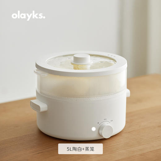 olayks立时家用宿舍学生多功能一体小电锅 商品图1