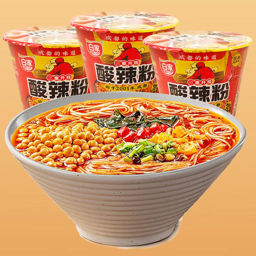 白家正宗酸辣粉丝108g/碗 商品图4