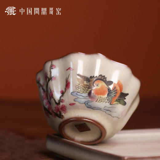 问鼎哥窑致巧款祥瑞杯（春江水暖）（缺货） 商品图3
