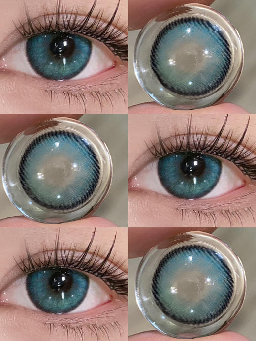 秀儿 年抛  冷泡乌龙 / 薄荷碎冰 （棕蓝 14.5 最高1000度） 商品图2