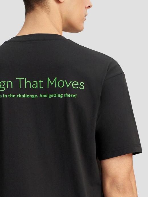 点此购买 迪桑特夏季男女款透气运动休闲宽松短袖字母T恤 bk 290545 商品图14