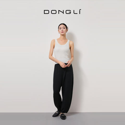 东黎 • 丝绒女士夏季U领无袖短款吊带背心 3810 商品图7