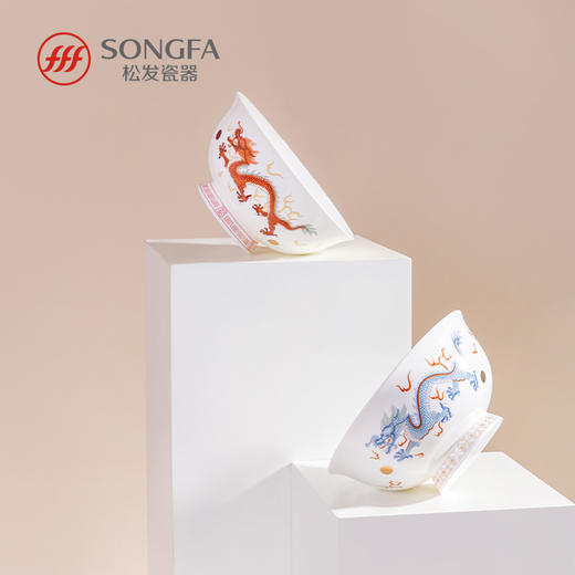 4头碗若游龙面碗套装 商品图3