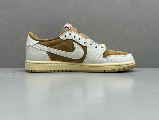 夏日特惠💰430 公司级 # Travis Scott x Air Jordan 1 LOW OG SP 新配色 卡其 商品图2