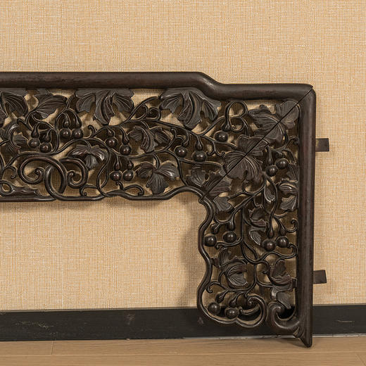 清 红木透雕葫芦万代画板 商品图3