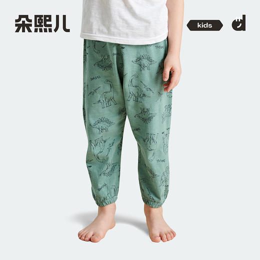 朵熙儿夏季儿童防蚊裤男女童纯棉长裤秋冬薄款中大童休闲宝宝灯笼裤 商品图1