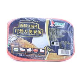 得意绿色 香酥豆鼓鱼自热方便米饭 420g/盒