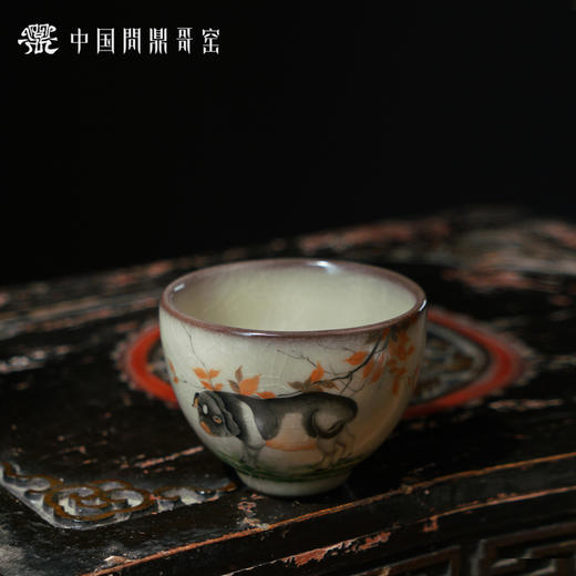 问鼎哥窑致巧款韶秀杯(诸事吉祥)（缺货） 商品图1
