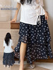 夏季新款【大码女装蛋糕半身裙子】微胖mm时尚开衩高腰半身裙130-320斤大码宽松蛋糕裙 商品缩略图0