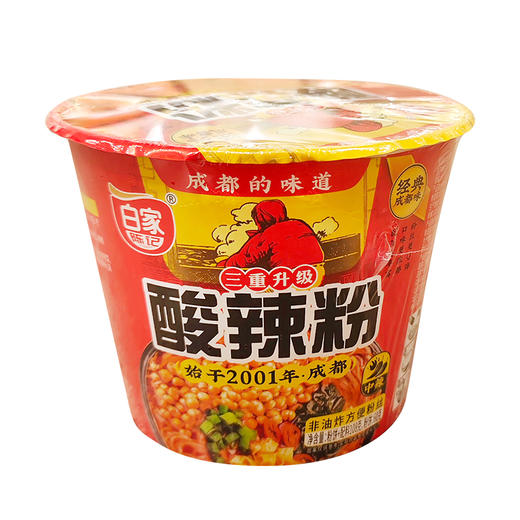 白家正宗酸辣粉丝108g/碗 商品图5