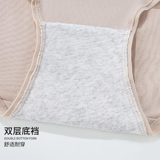 雅黛丽内裤女生纯棉亲肤透气柔软中腰三角裤夏季薄款高弹短裤头 商品图7