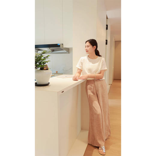 【线上专属】翩翩（A摆阔腿裤24709763-桐花） 商品图2