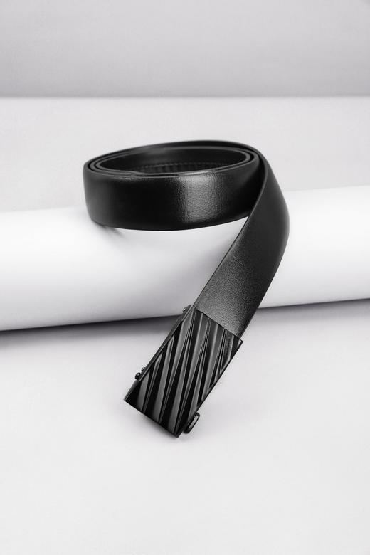 皮尔卡丹皮带男真皮商务休闲自动扣男士腰带官方时尚进口牛皮裤带 商品图3