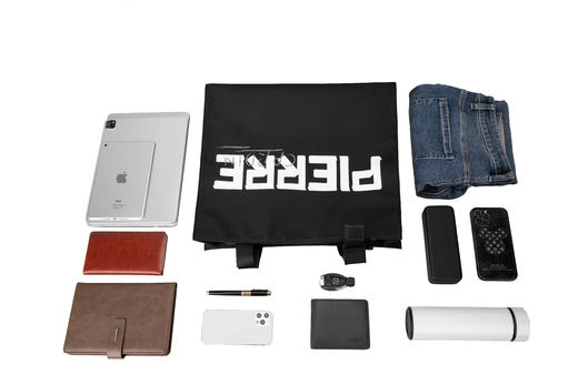 皮尔卡丹正品男士男式横身字母印花休闲潮流公文包 商品图11