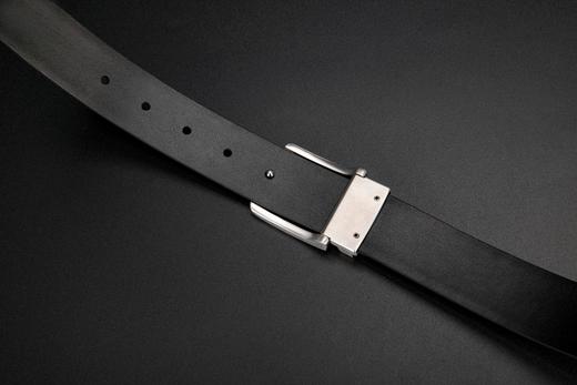 皮尔卡丹皮带男真皮腰带男士不锈钢板扣裤腰带爸爸男友商务牛皮裤带 商品图5